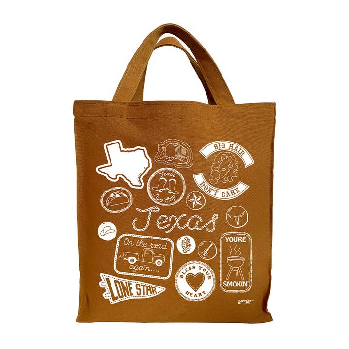 Texas Shopper Tote for wholesale by Maptote