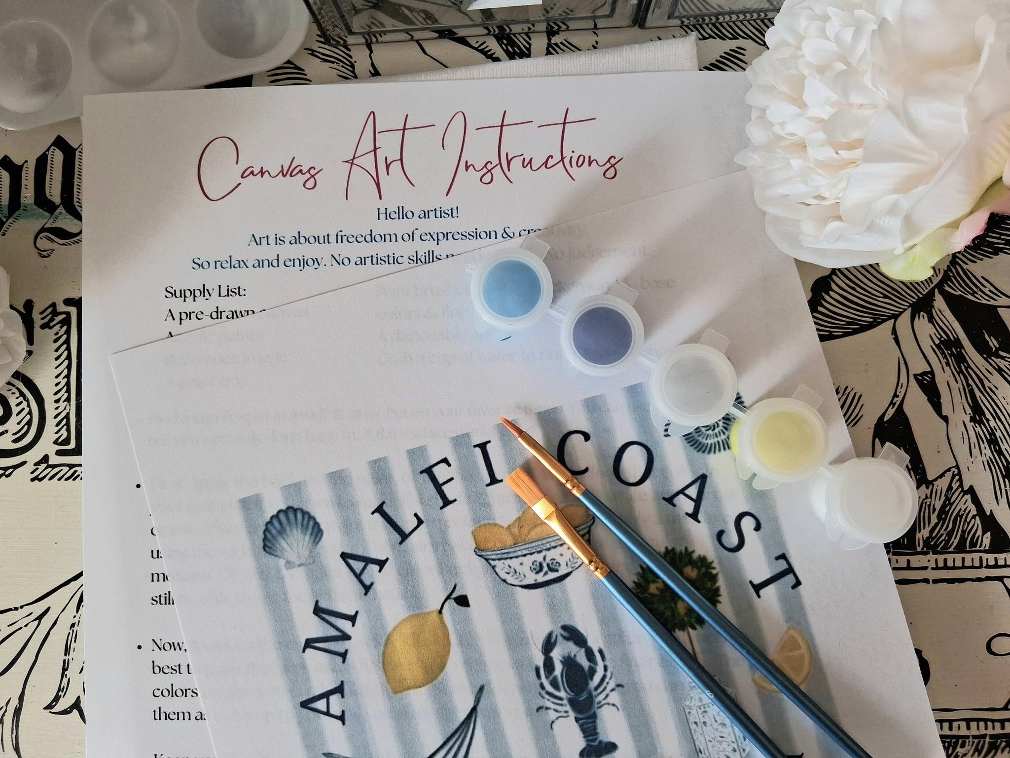 The Boozy Bookworm Gifts & Blind Date Books - Vente Kit de bricolage - Kit de peinture artistique DIY pour dames lecteurs4