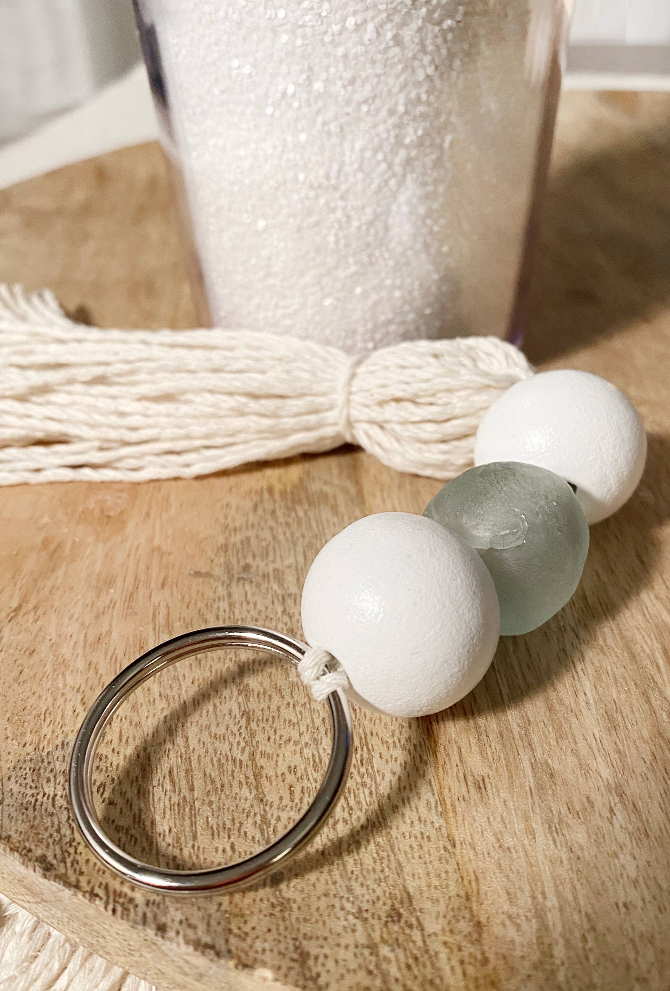 Simply Styled Art - Vente Porte-clés – femme - Porte-clés Boho avec pompon13