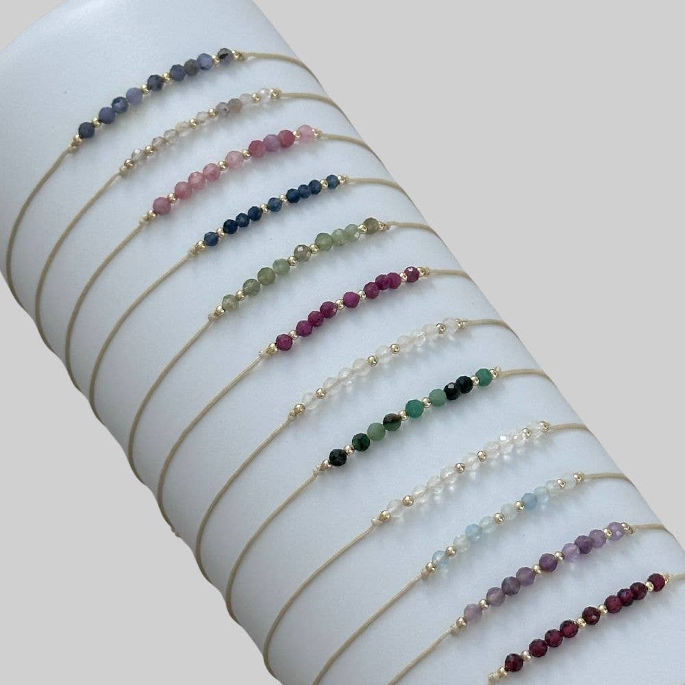 Picki Nicki - Wholesale Jewelry Set - Birthstone Bracelet Gemstone Sets on Cards6