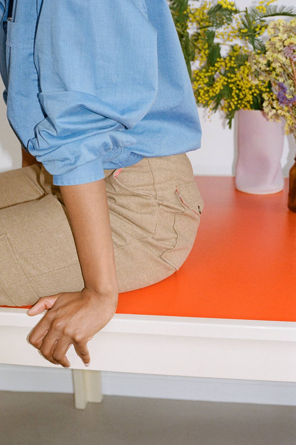 Pulpe - Wholesale Pants - Women's - Simon taupe pants3