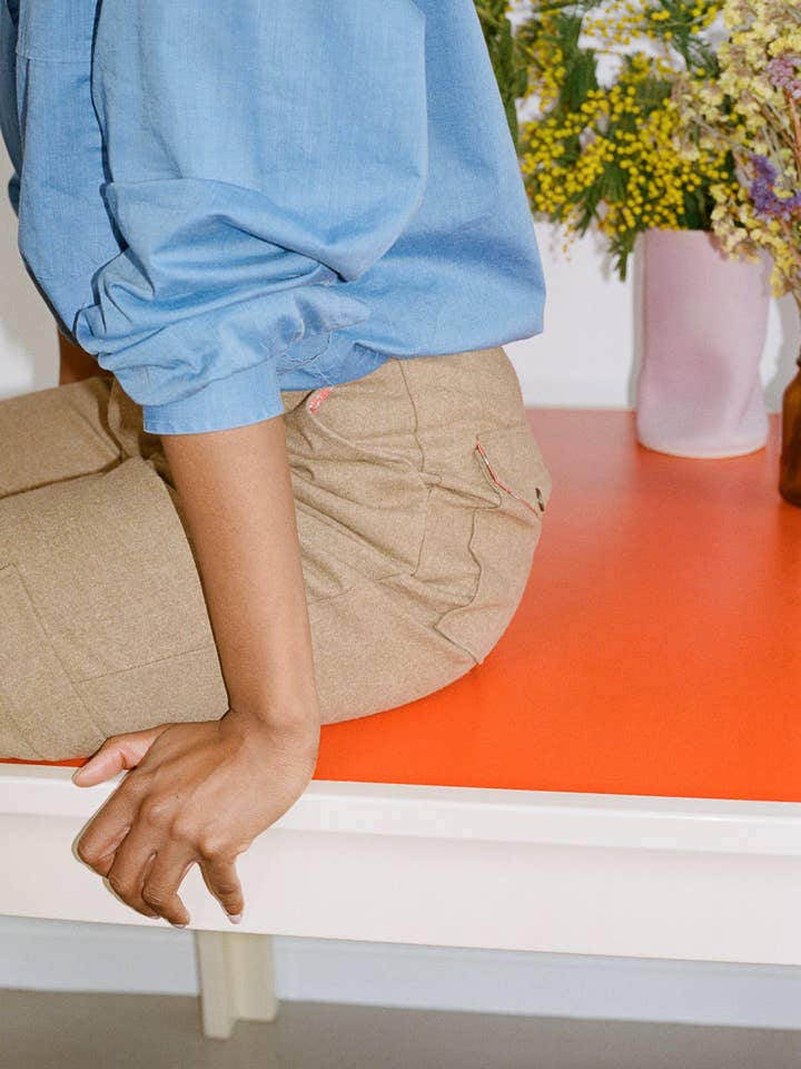 Pulpe - Wholesale Pants - Women's - Simon taupe pants3