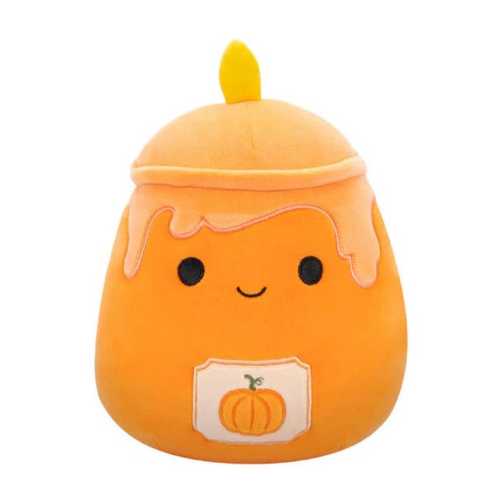 Squishmallow Harvest Plüschkerze Misha the Pumpkin, 20,3 cm für den Großhandel von Authentic Street Signs