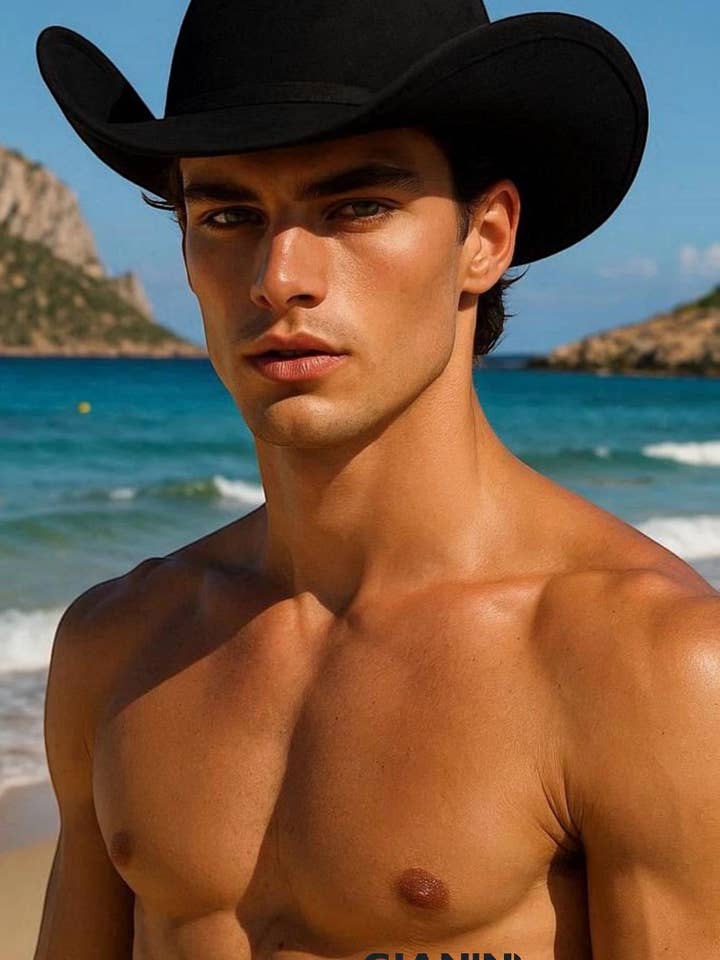 Suede cowboy hat for wholesale by GIANIN