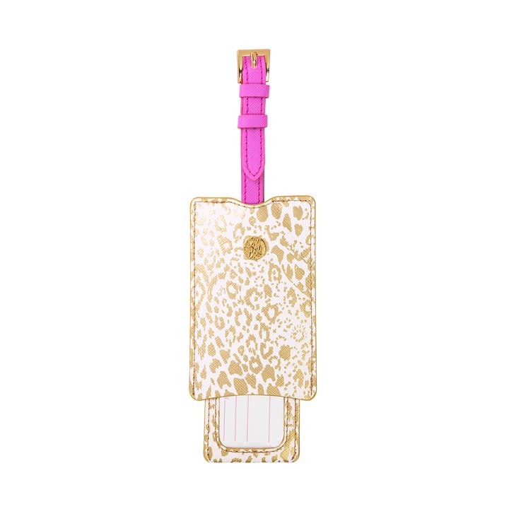 Luggage Tag, Gold Pattern Play for wholesale by Lilly Pulitzer by Lifeguard Press