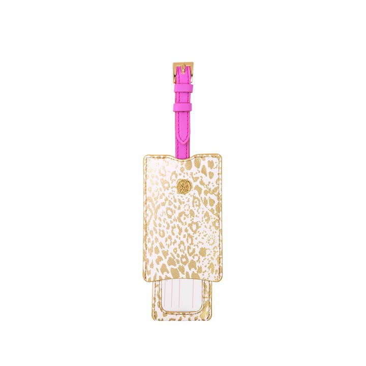 Lilly Pulitzer by Lifeguard Press - Wholesale Luggage Tag - Luggage Tag, Gold Pattern Play