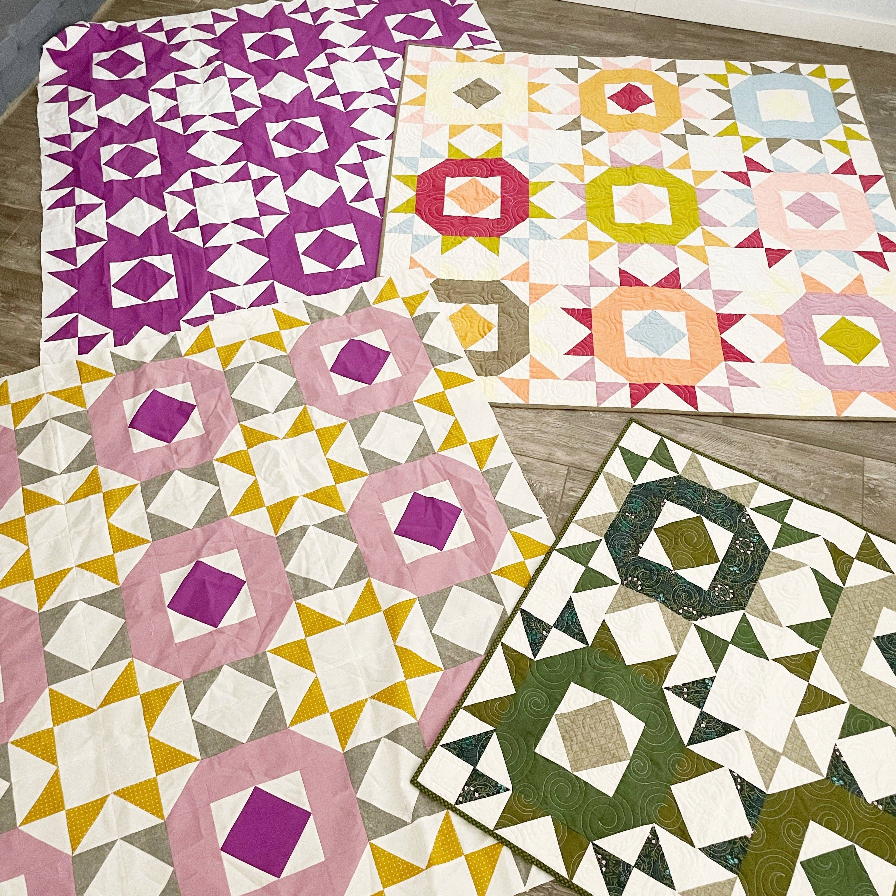 Nollie Bean - Wholesale Craft Sewing Kit - Avalon Quilt Pattern (Printed)6