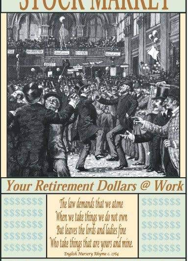 Mercado de Valores (Póster) para venta al por mayor de Ricardo Levins Morales Art Studio