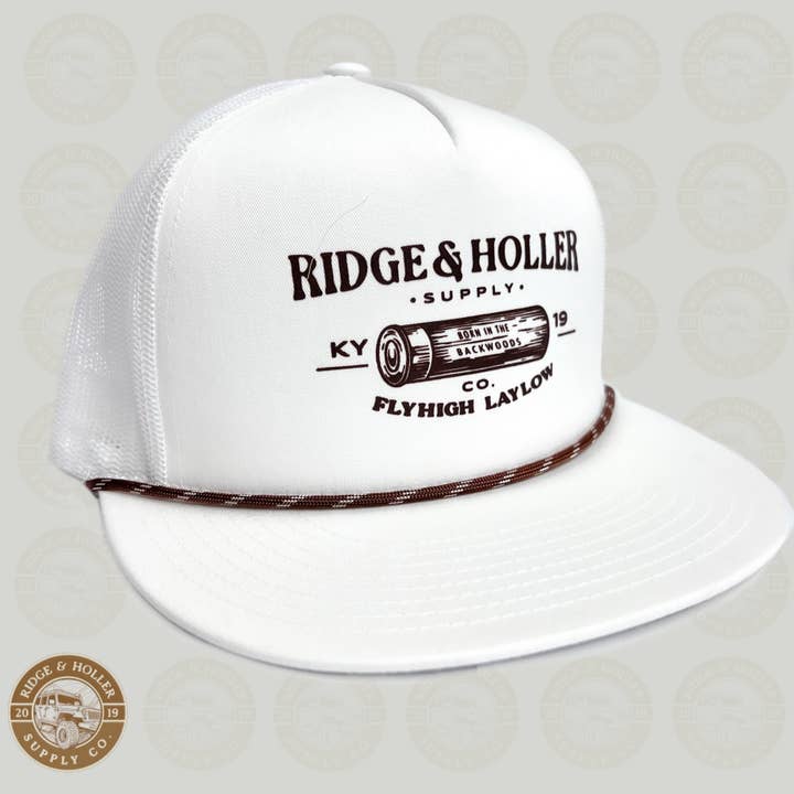 Ridge&Holler - Wholesale Trucker Hat - Unisex - Hyden White2