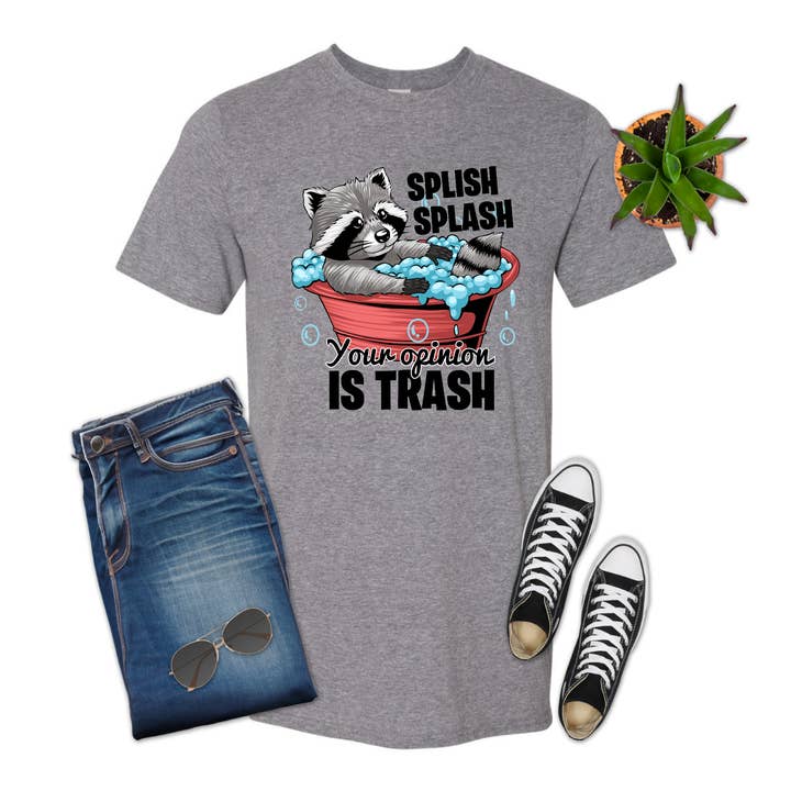 Splish Splash Tvättbjörn #2, Rolig, Unisex, Skjorta, T-shirt för wholesale av 316 Legacy LLC