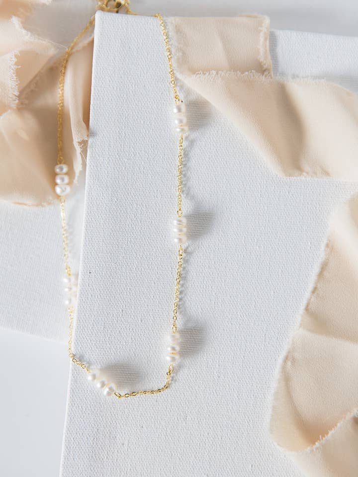 Gia Necklace for wholesale by Heirloom Bridal Company