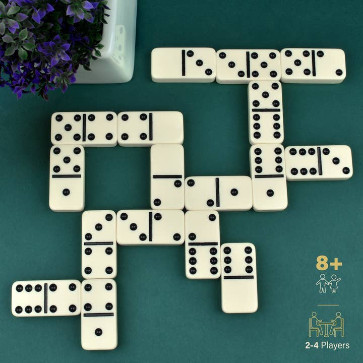 Queensell - Wholesale Dominoes - Jumbo Dominoes Set for Adults – Jumbo Dominoes Double 6