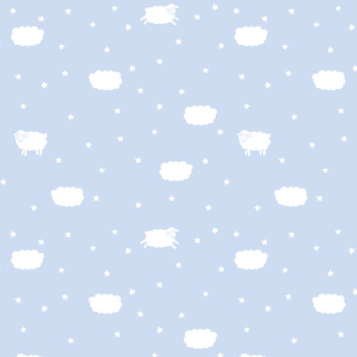Tapet Får og skyer for engroshandel hos Love This Art