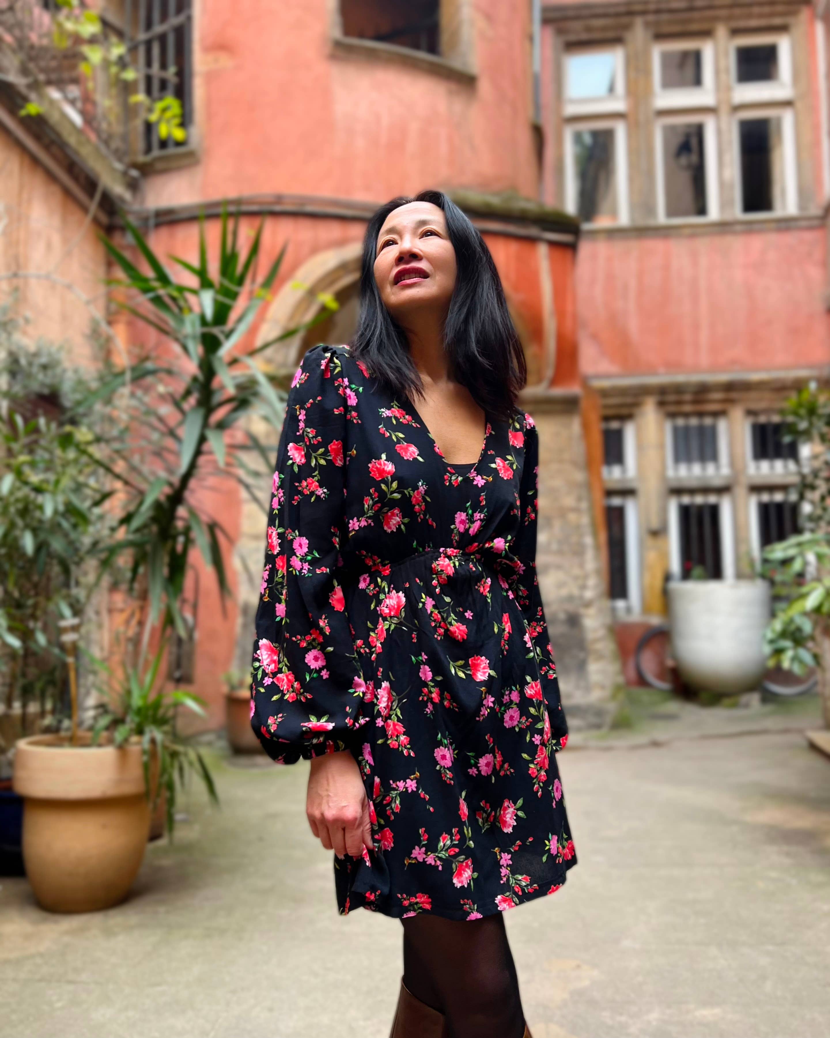 MY DRESS MADE - Wholesale Fabric - Viscose crepe fabric RUBY - Printed in France4