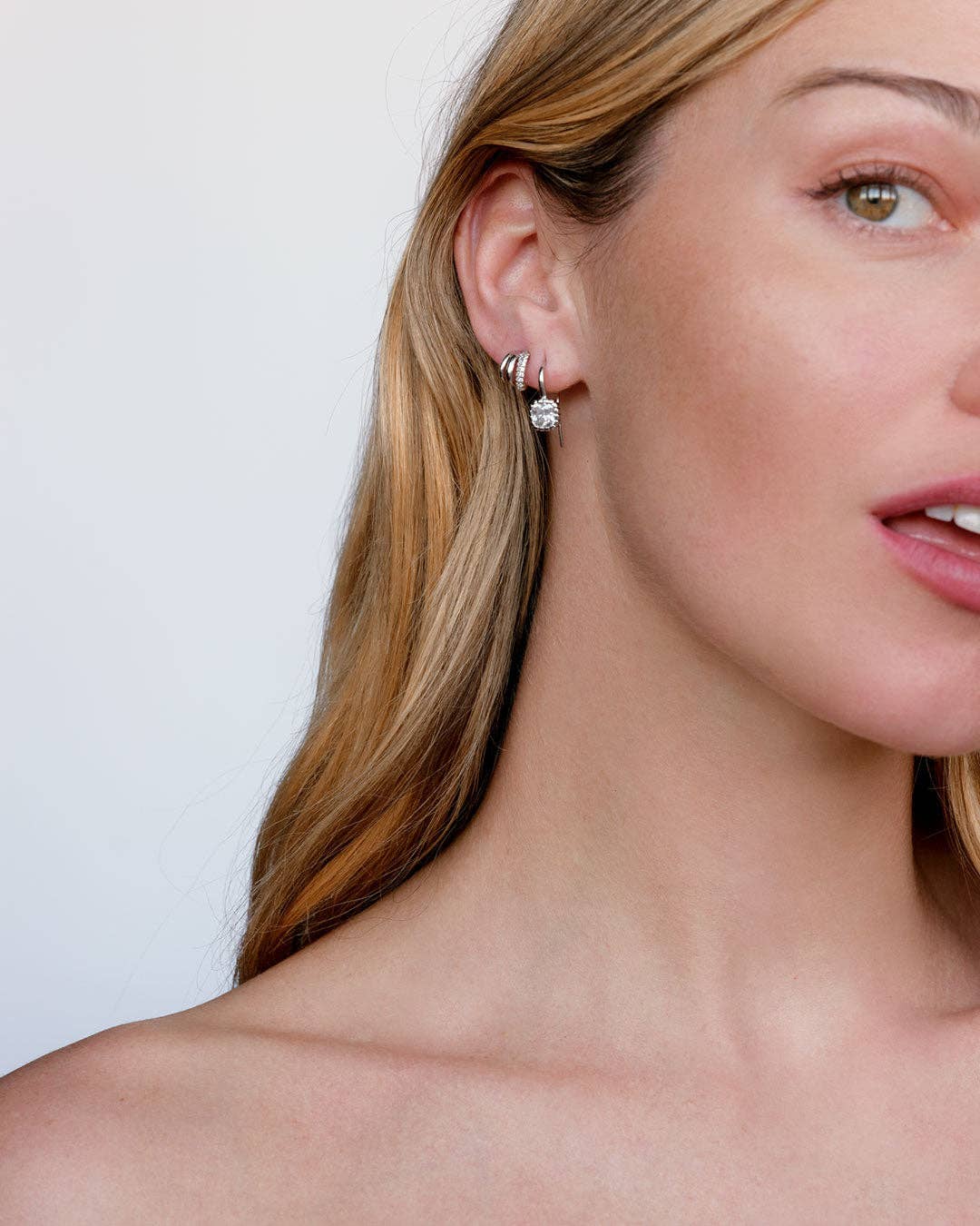 Luv AJ - Wholesale Huggie Earrings - The Classique Cushion Hook Earrings4