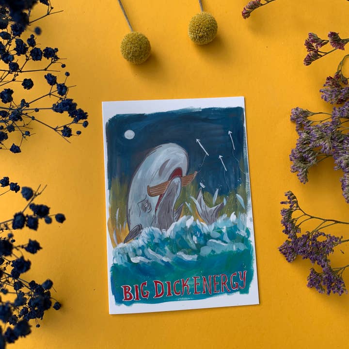 Fernandes Makes – wholesale Everyday greeting card – Big Dick Energy Greeting Card1