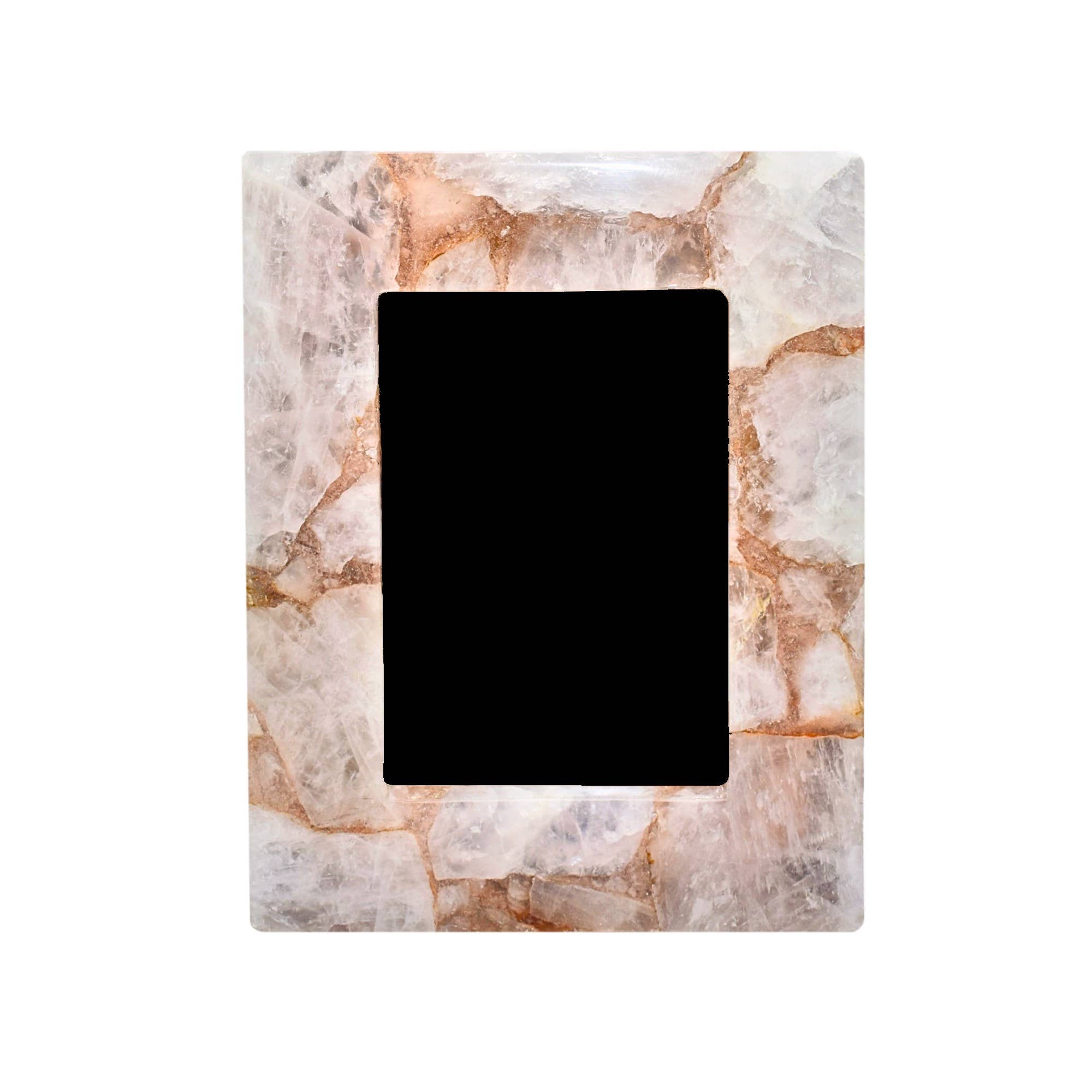 Olympus Minerals Co - Wholesale Picture Frame - Rose Quartz Picture Frame (4 Sizes)2