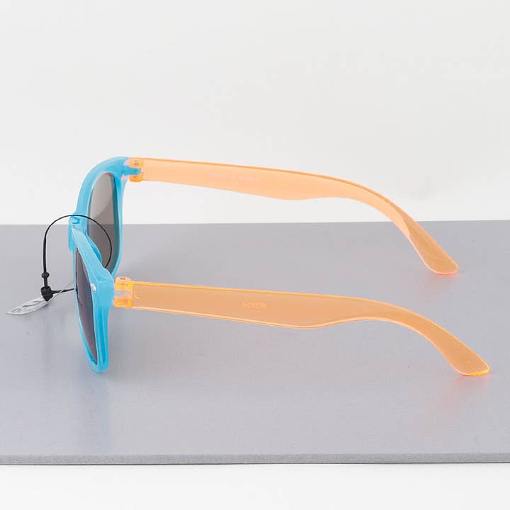 MIX KIDS Bright Two Toned Polycarbonate Sunglasses for wholesale on Faire