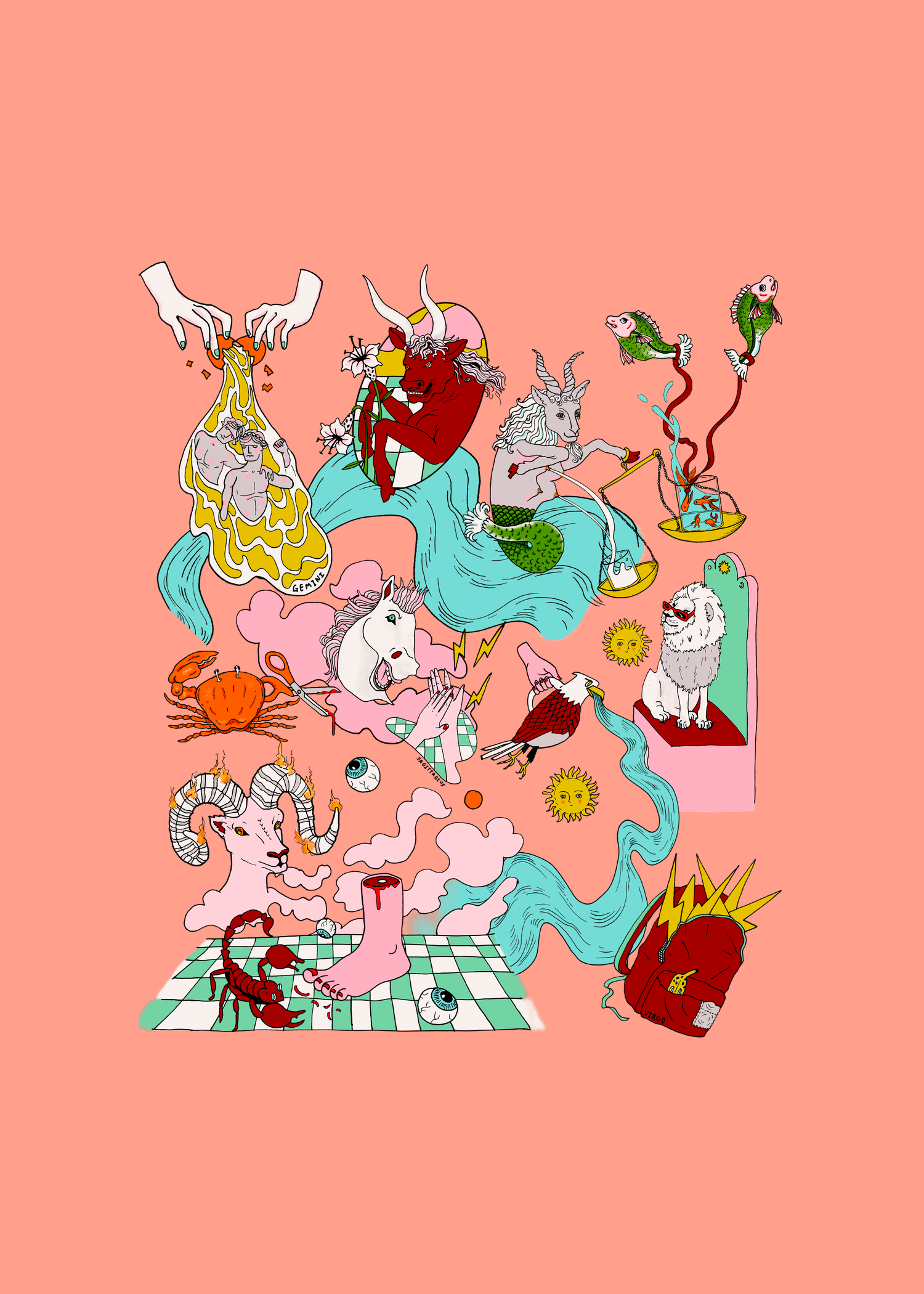 Pitaya Yoga - Wholesale Graphic Sweatshirt - Unisex - GRECO ZOODIA Sweatshirt - LIGHT4