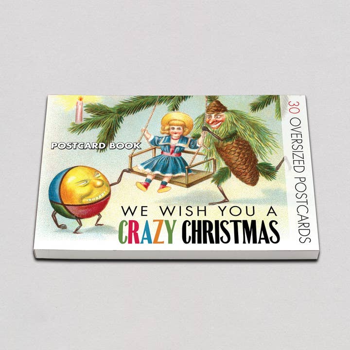 Laughing Elephant - Wholesale Postcard - We Wish You a Crazy Christmas Postcard Book - Postcards0