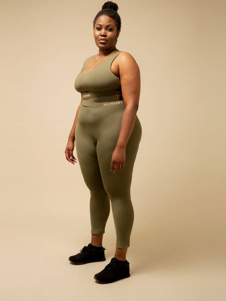 Activewear Leggings Khaki / Nude for wholesale by Nunude