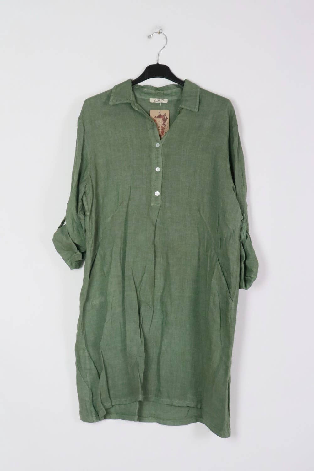 LÉA & LUC – Engroshandel Kjole - Dame – Korte kjoler i 100% hør REF. 135132