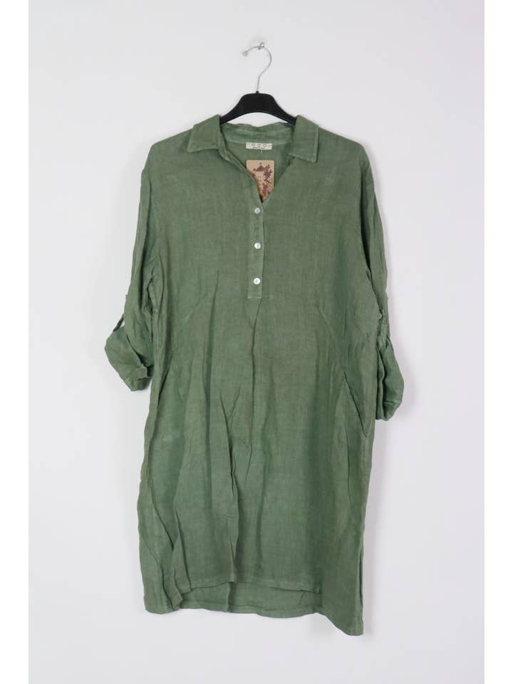 LÉA & LUC – Engroshandel Kjole - Dame – Korte kjoler i 100% hør REF. 135132