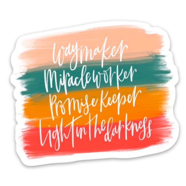Waymaker Sticker for wholesale by swaygirls
