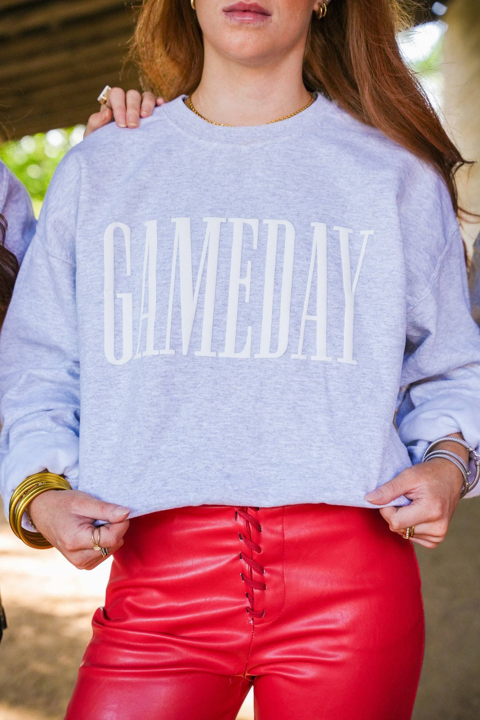 Summer Tees - Wholesale Graphic Sweatshirt - Women's - GAME DAY PUFF TEE2