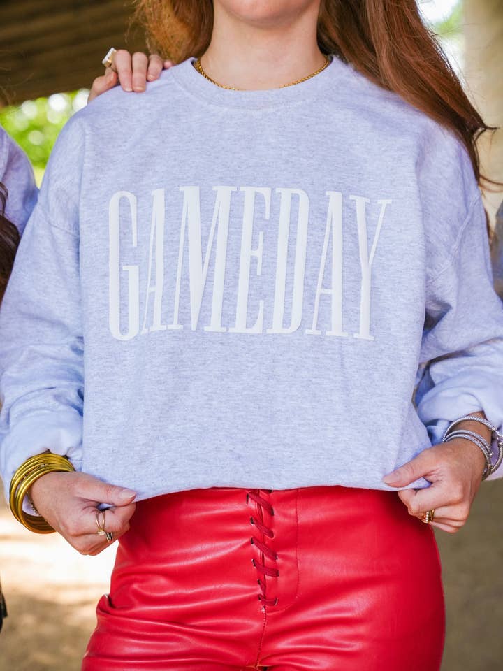 Summer Tees - Wholesale Graphic Sweatshirt - Women's - GAME DAY PUFF TEE2