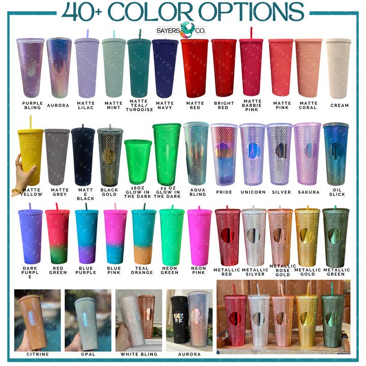 Sayers & Co. - Wholesale Insulated Mug/Tumbler - 24oz Ice Studded Double Walled Tumbler