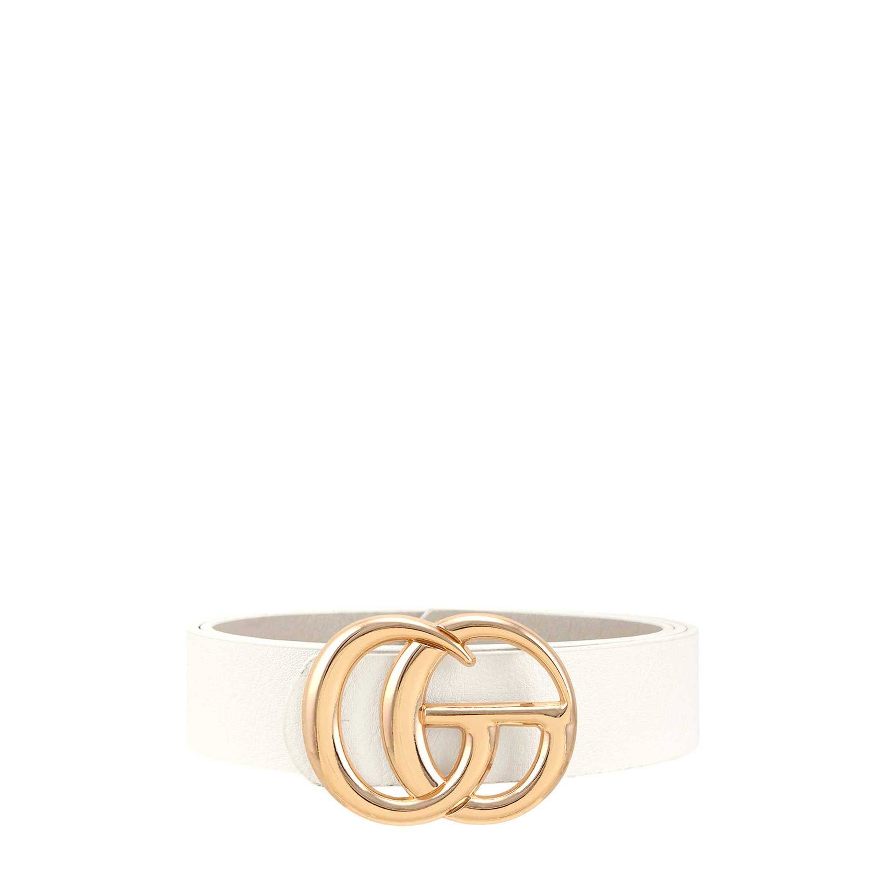 Pink Irene Wholesale - Wholesale Belt - Women's - Classic Faux Leather Belt with GO Buckle5