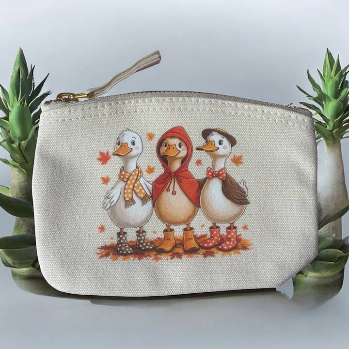 Pochette/porte-monnaie zippé Cozy Goose pour la vente par simply creative