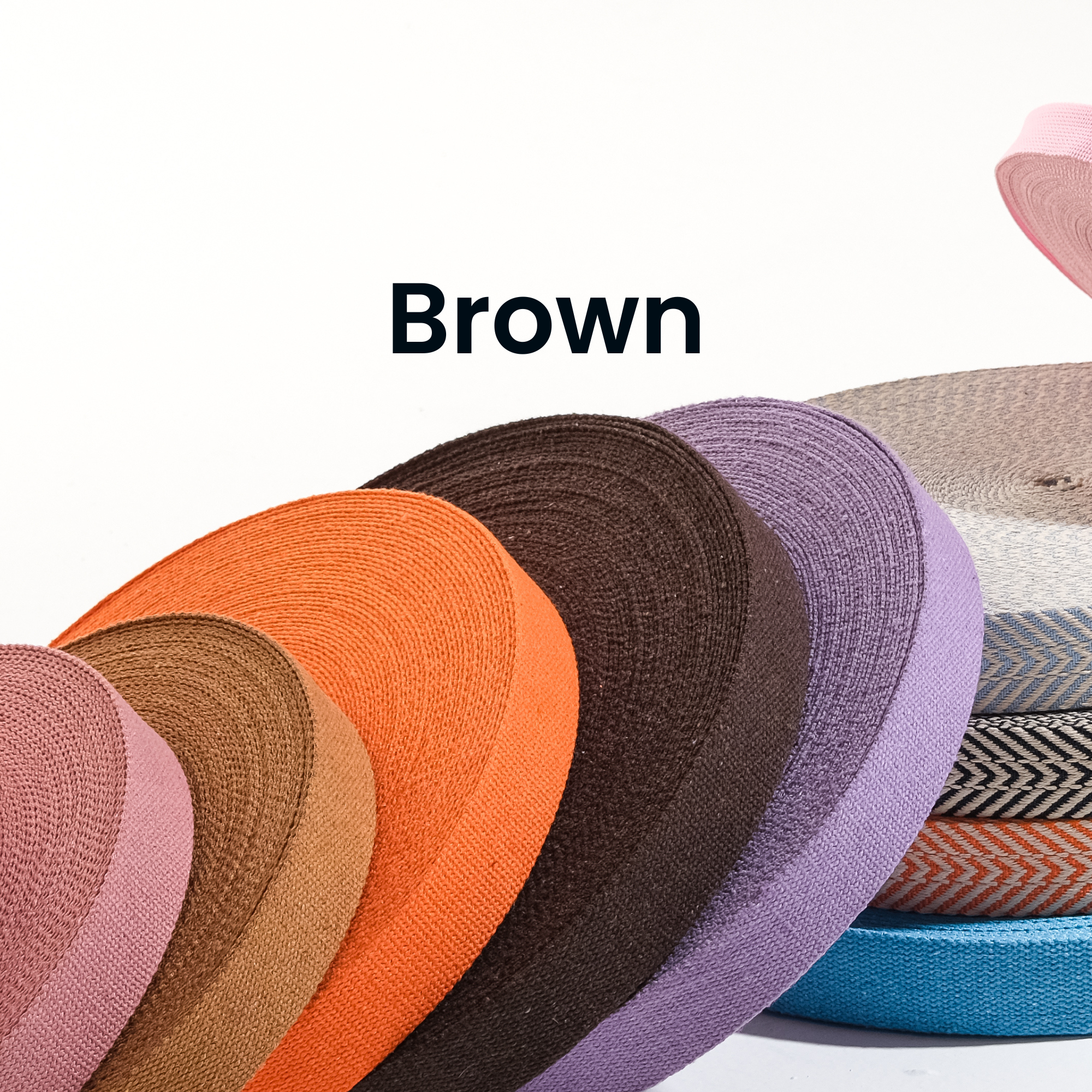 Dream Trimming Goods LLC - Wholesale Craft Supplies - 1.5" x 10 Yard Brown Heavy Cotton Webbing for Sewing Handle8