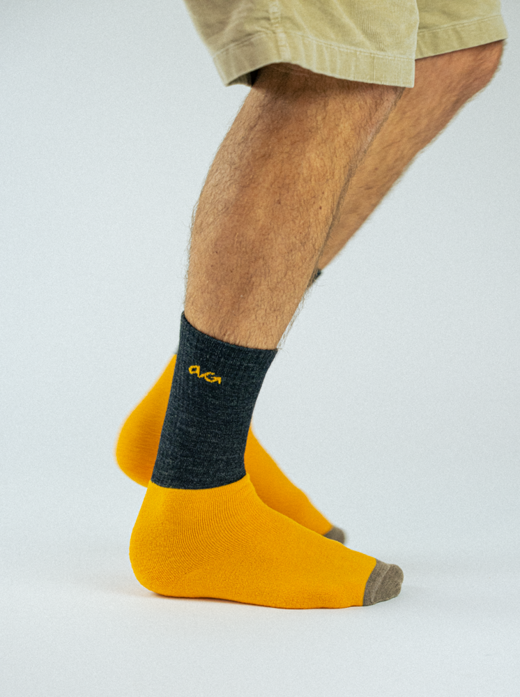 Merino Hike Booty | Yellow for wholesale on Faire1
