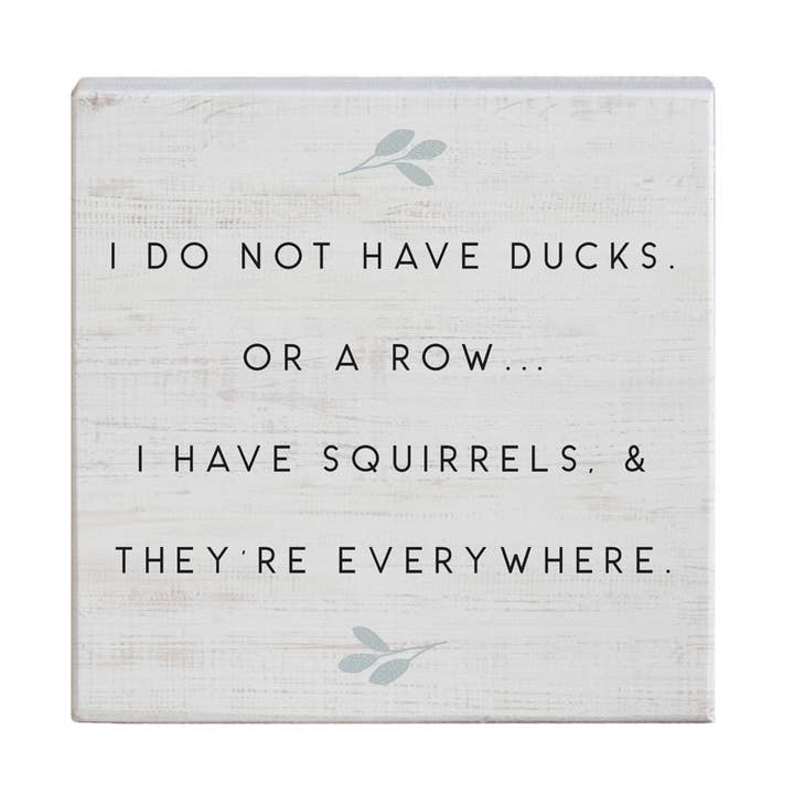 STS1522 - Squirrels Everywhere - Small Talk Square for wholesale by Sincere Surroundings