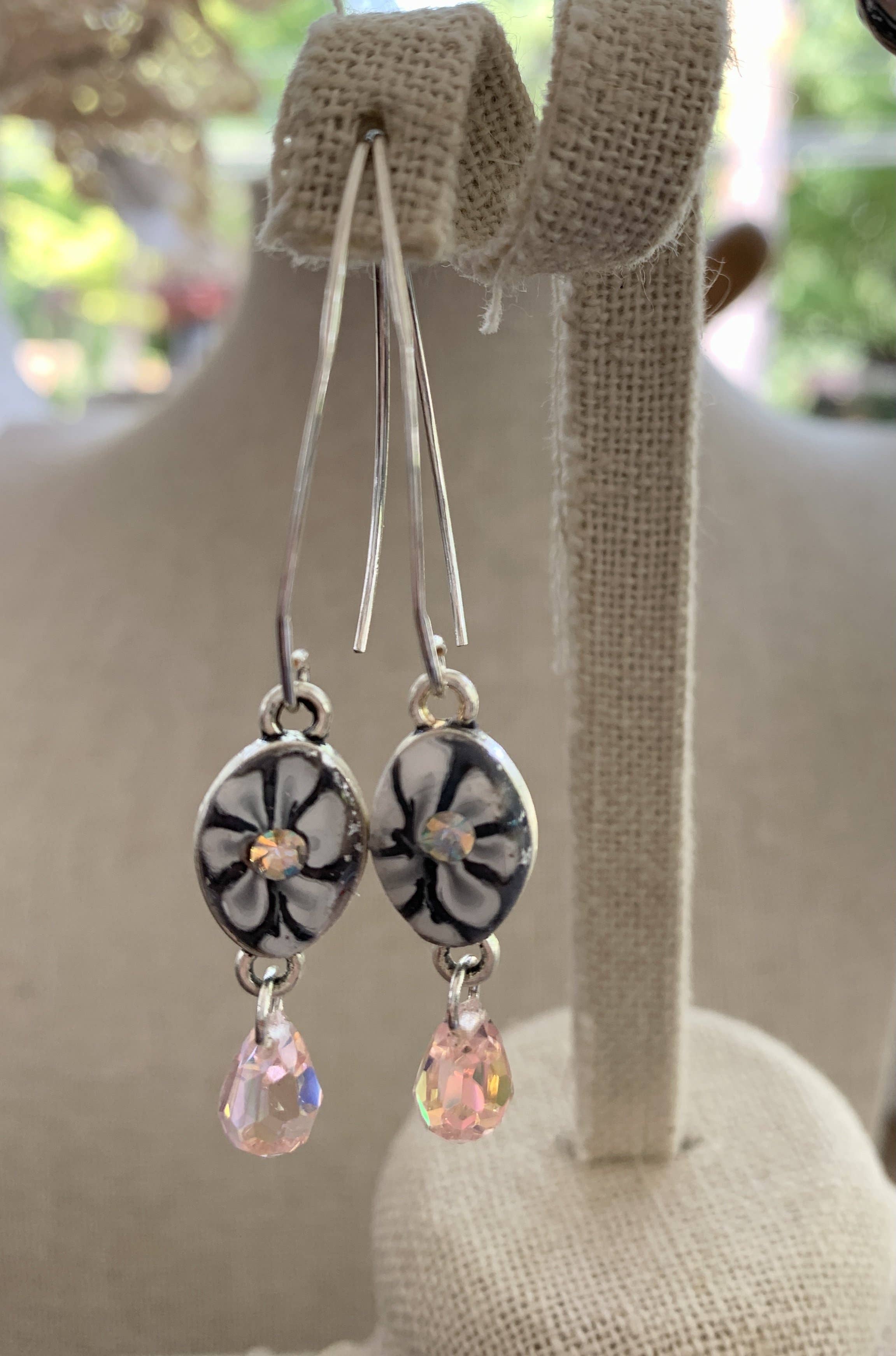 Catie Raymond Designs - Vente Boucles d'oreilles pendantes - Boucles d'oreilles Marquise Classique4