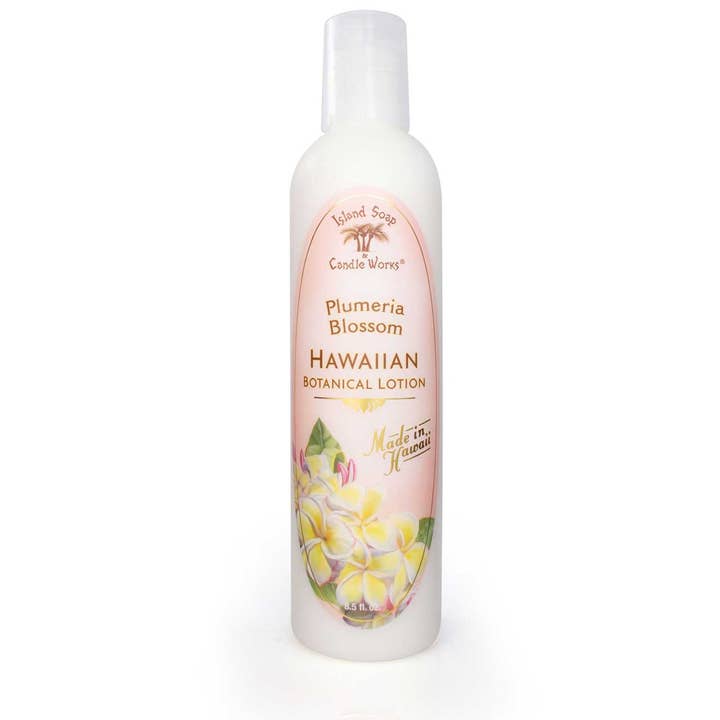 Plumeria Blossom Botanical Lotions for wholesale by Island Soap & Candle Works