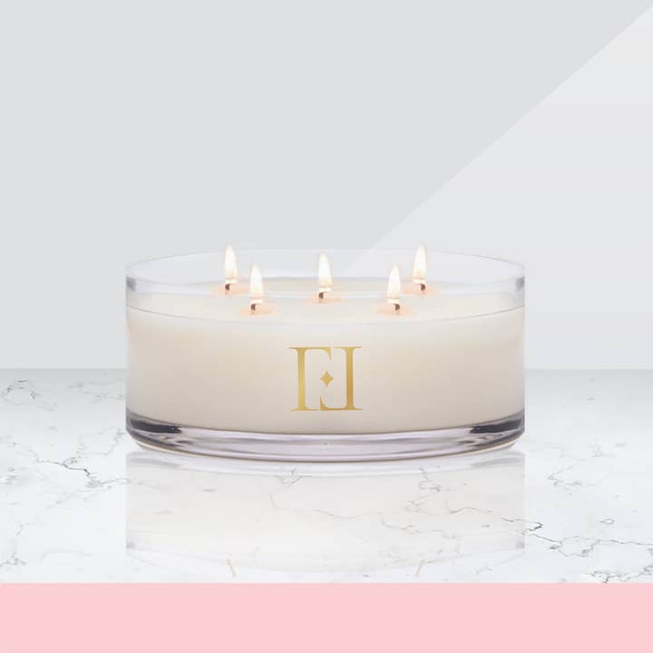 First & Luxe – wholesale Jar/filled candle – Colossal 5-wick Candle