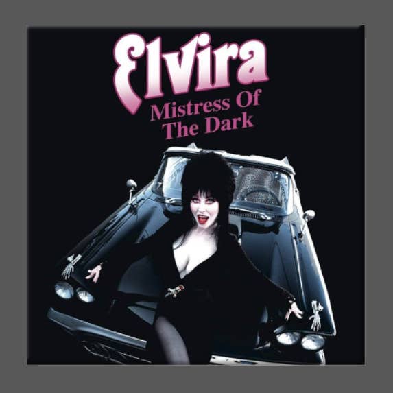 Ba Ba Buttons - Wholesale Lapel Pin/Button - ELVIRA, Magnet, Button, MISTRESS OF THE DARK