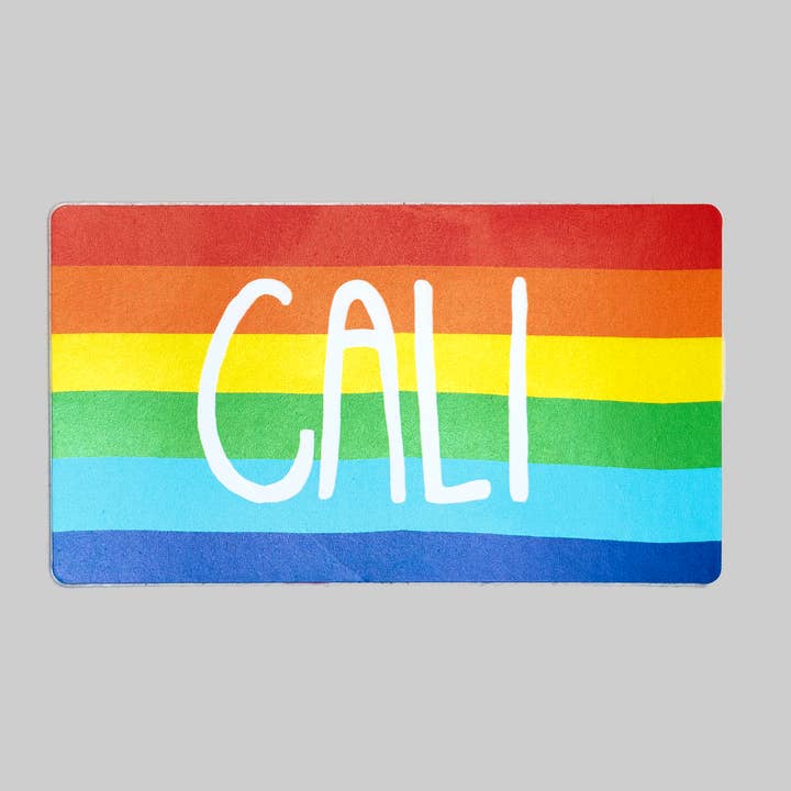Rainbow Cali-Aufkleber für den Großhandel von folio press & paperie