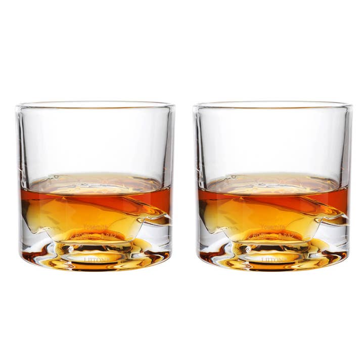 Yosemite - Half Dome - Ensemble de 2 verres à whisky en cristal pour la vente par Viva | Espro | Liiton