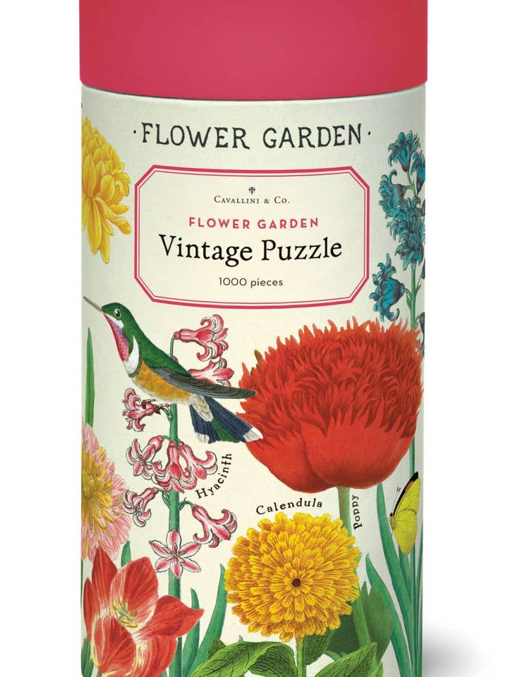 Cavallini - 1000 Pc Puzzle Flower Garden for wholesale by Cavallini & Co