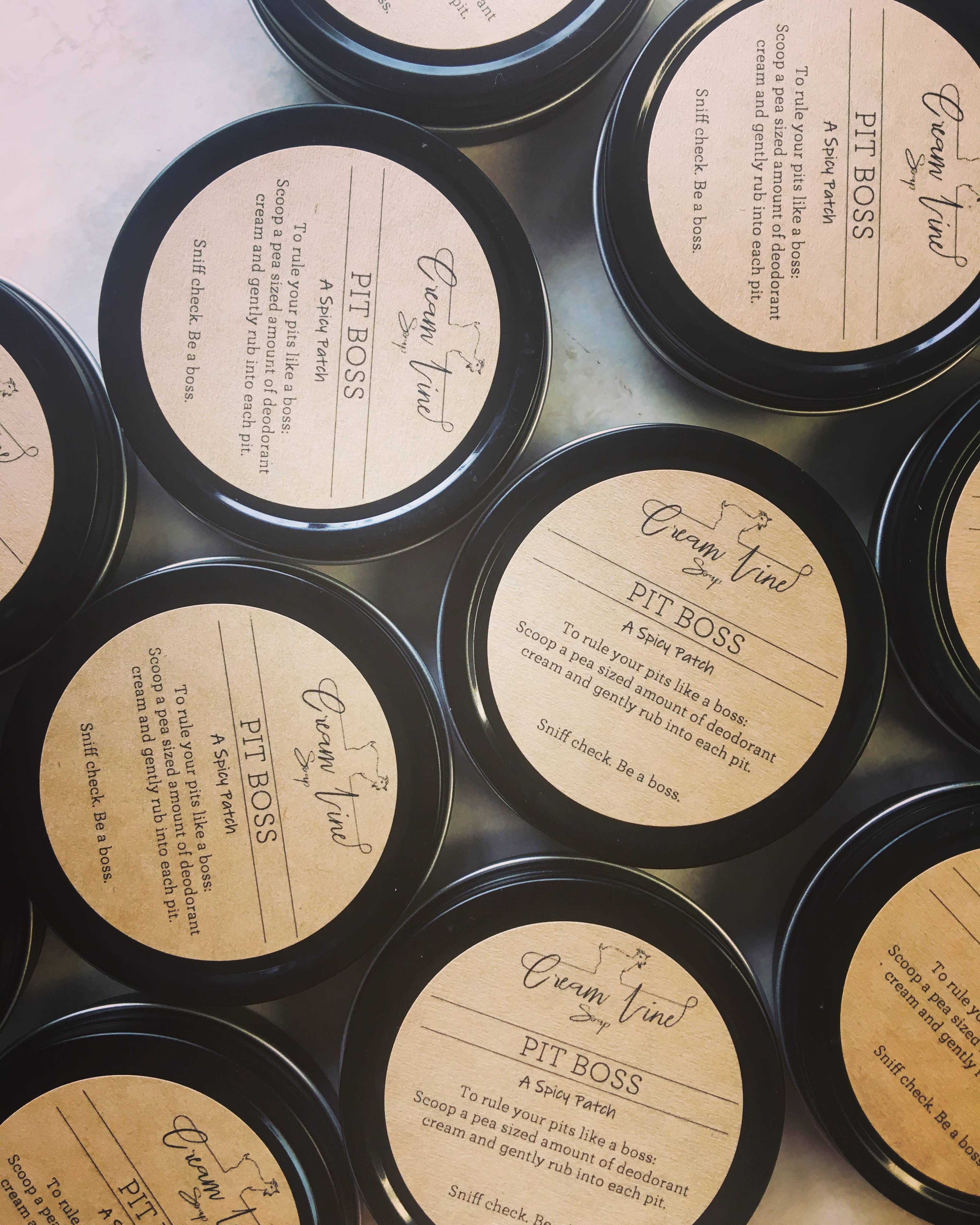 Cream Line Soap - Wholesale Deodorant - Unisex - Pit Boss Deoderant Cream1