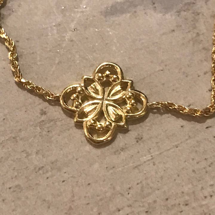 Bracelet “Pomp”, gold plated for wholesale by Vivaz - Fine Jewellery