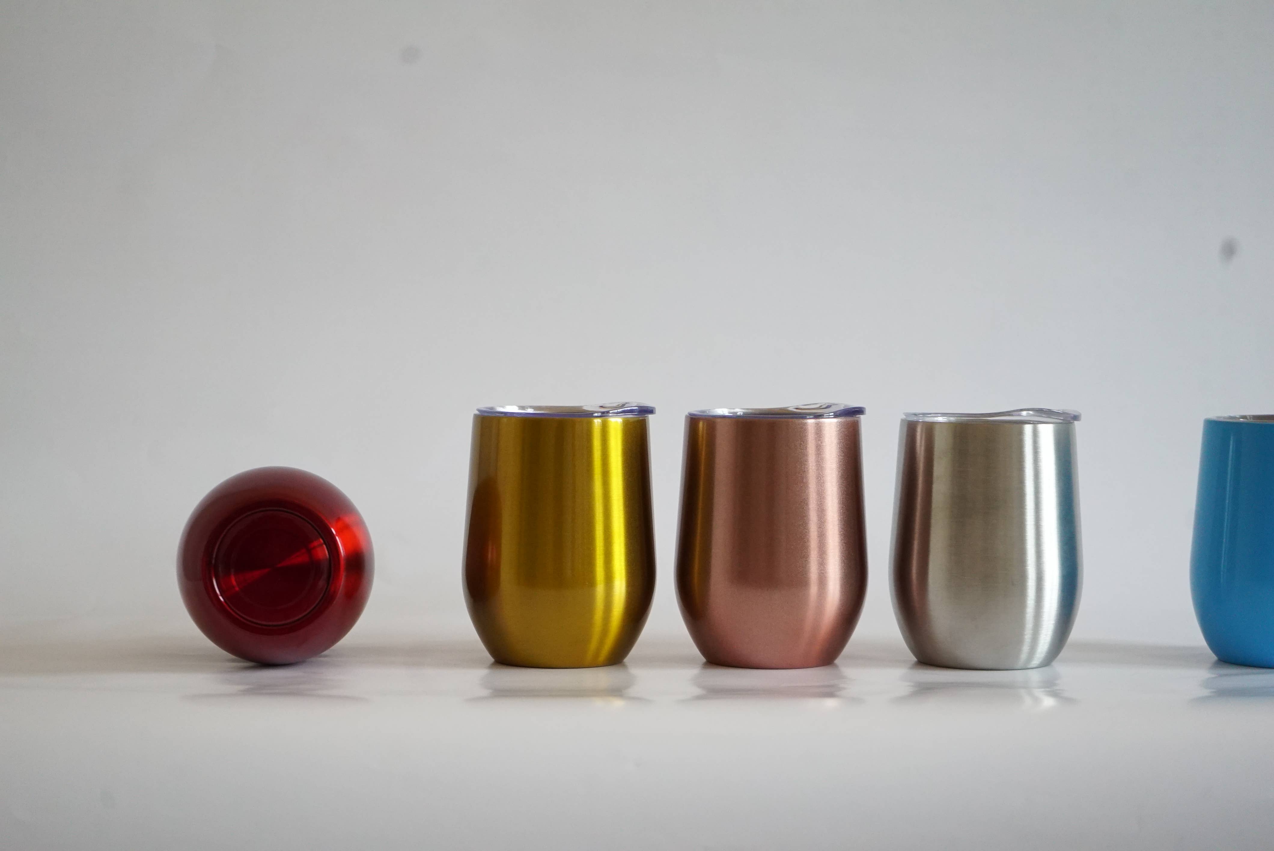 goud Glanzende zilveren wijnbeker van roestvrij staal voor groothandel op Faire2