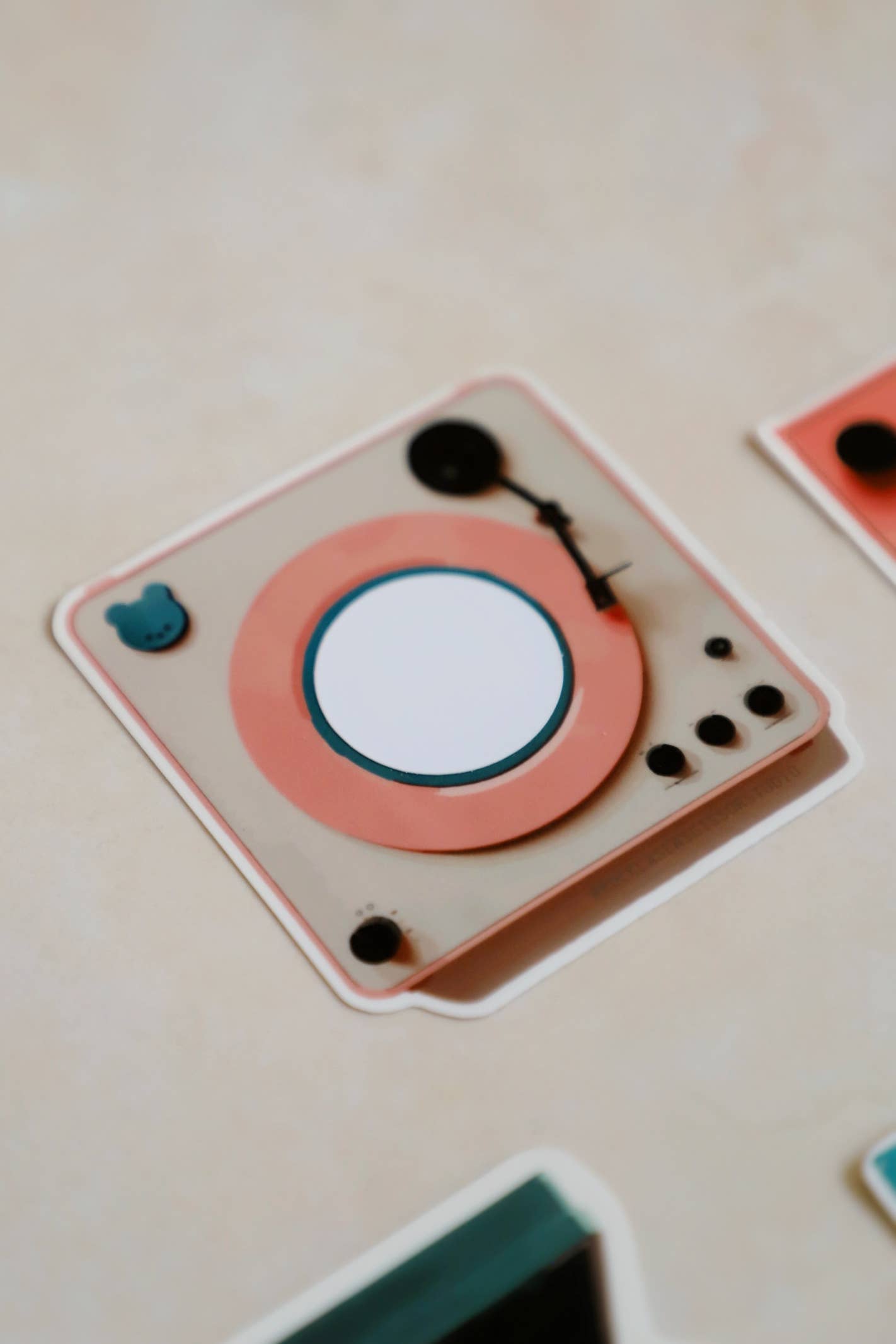 Rock Laser Scissor Studio – wholesale Sticker – Interactive Music Sticker Scannable w/ NFC Chip for Spotify3