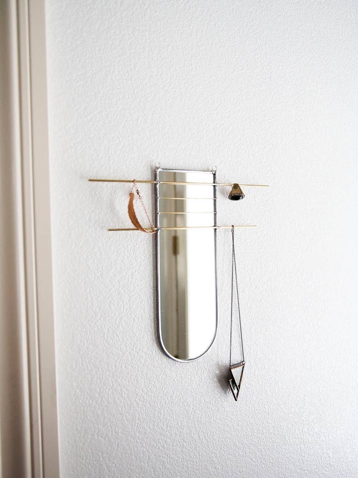 Arched Jewelry Hanging Organizer for wholesale by Szklo Glass