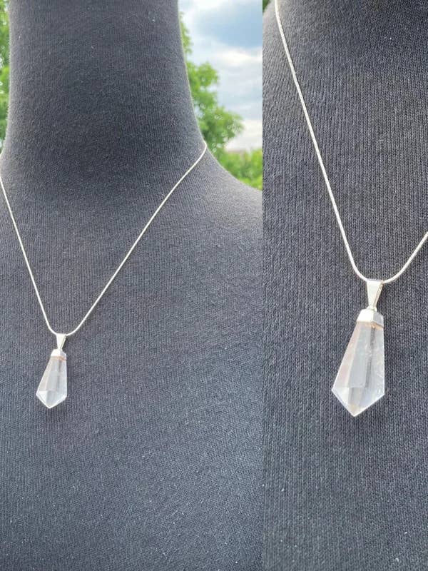 Clear Quartz Silver Plated for wholesale by Laura Leonard Originals