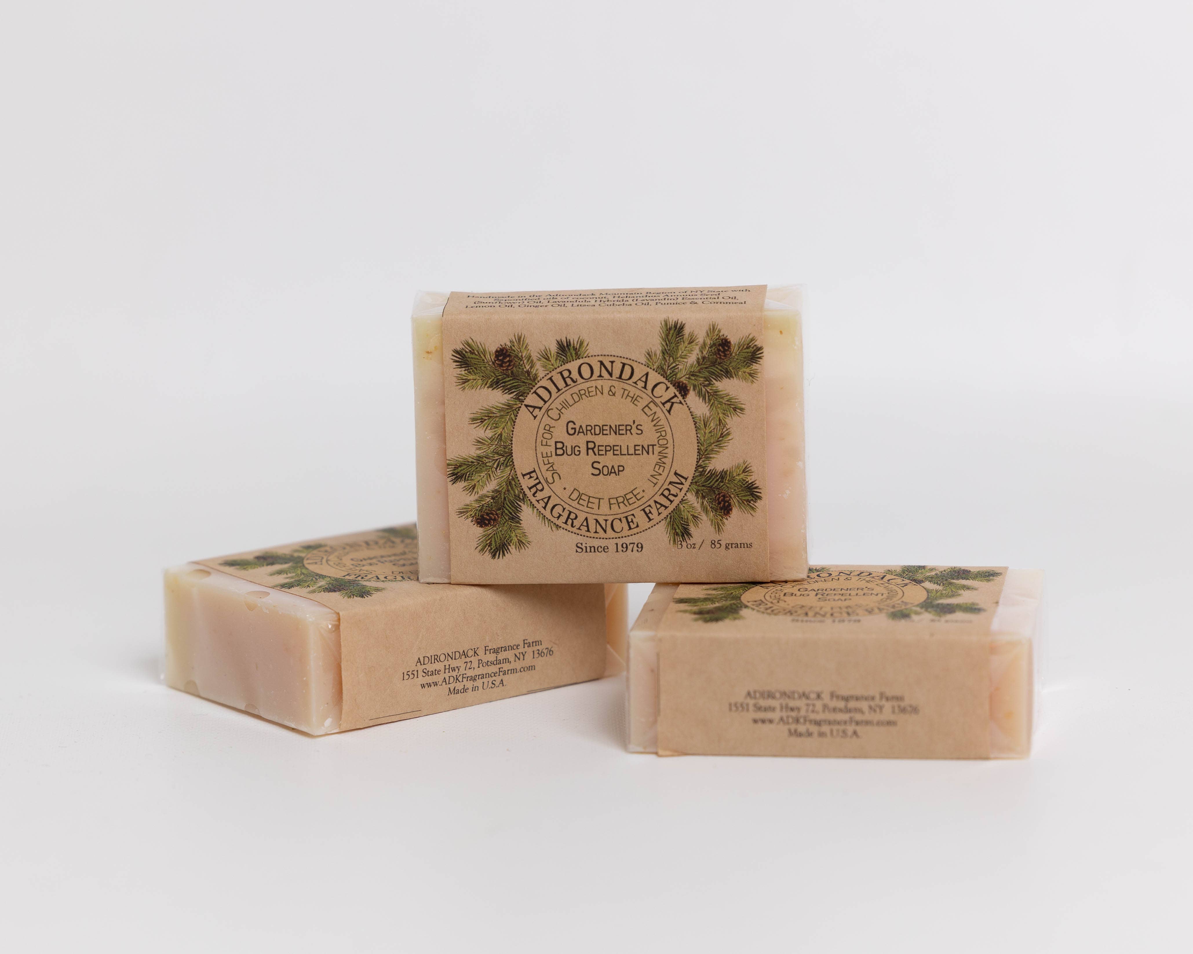 Adirondack Fragrance  Flavor Farm - Wholesale Bar Soap - Bug Repellent Soap 3oz1